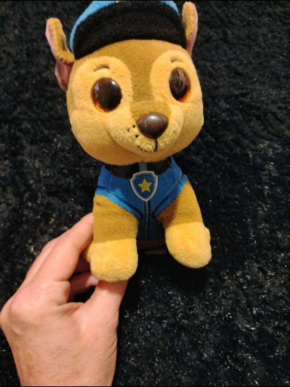 Paw Patrol Chase Plush in Brown and Blue
